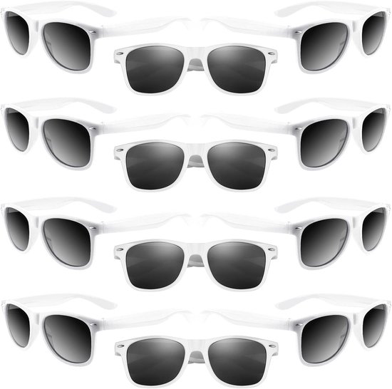 12 Pack Neon Zonnebrillen voor Feesten, Bruiloften en Zwemmen