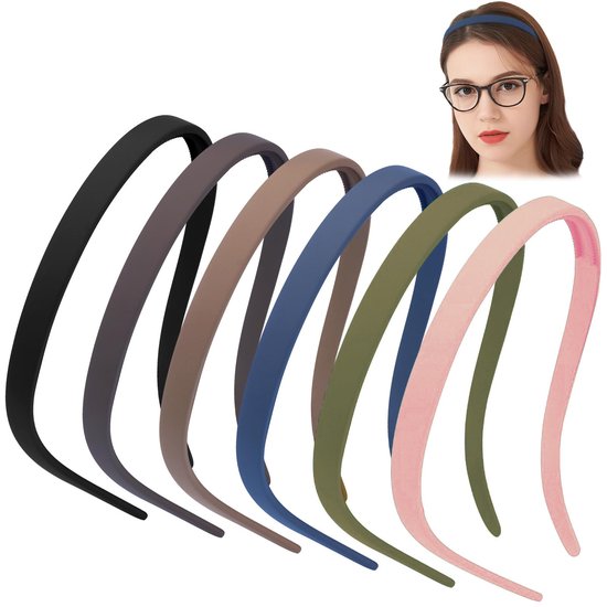 6-delige brillenhoofdband, vierkante hoofdband Geschikt voor dameszonnebrillen, comfortabele hoofdband, antislip hoofdband (stijl 2)