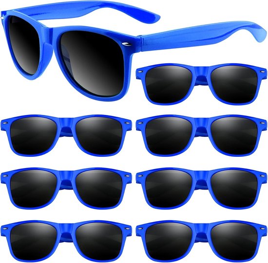 8 Kinderzonnebrillen Set - Partijtassen Vuller, Zomer & Strandfeest Accessoires