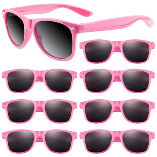 8 Zonnebrillen voor Verjaardagsfeestjes, Zomer en Strand voor Kinderen - Perfect voor Geschenkzakjes van Merkloos