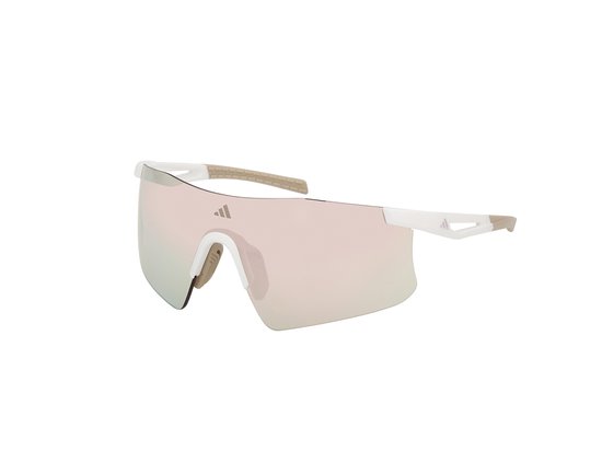 Adidas SP0122 Matte white 0/0/125 MAN Zonnebrillen