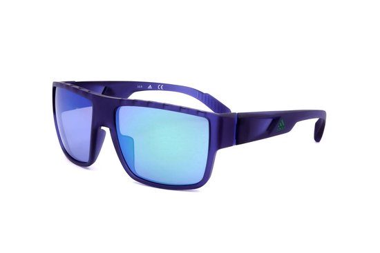 Adidas Sport SP0006 91Q MATTE BLUE 57/16/135 MAN Zonnebrillen van Merkloos