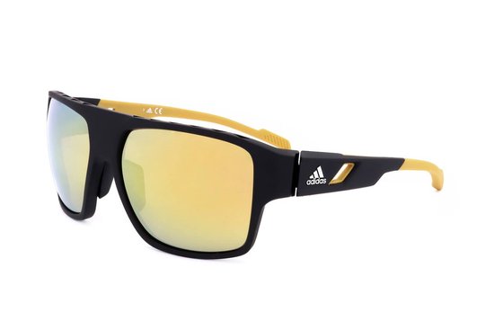 Adidas Sport SP0046 02G MATTE BLACK 59/16/130 MAN Zonnebrillen van Merkloos