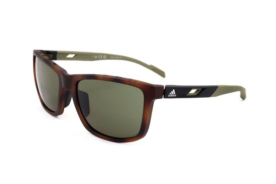 Adidas Sport SP0047 52N DARK HAVANA 60/19/135 MAN Zonnebrillen van Merkloos