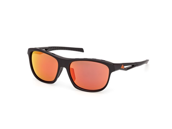Adidas Sport Sp0118 Zonnebril Zwart Roviex Mirror/CAT3 Man