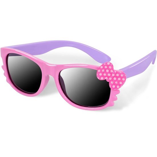 Aladdien - Kinderzonnebril - UV-bescherming - Flexibel montuur - Roze