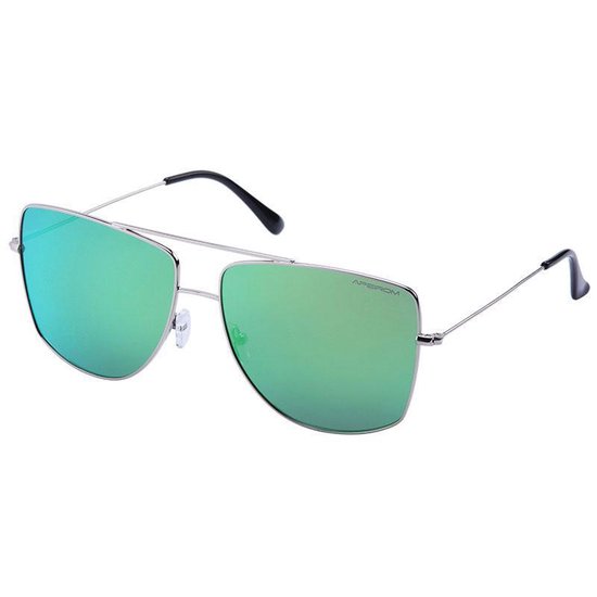 Amoy Flora HD 1.1mm Polarized lens - Gold Plated Metal Anti-Allergisch Frame - Green True Revo Coating - Beweegbare neusvleugels - UV400 van Amoy