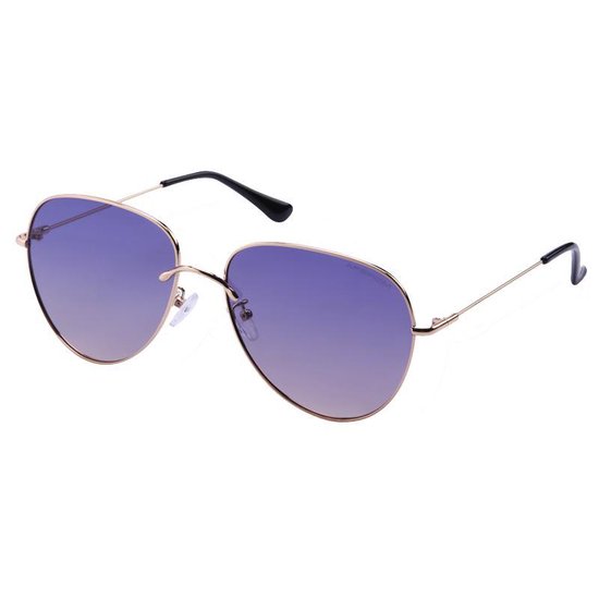 Amoy Sicily HD 1.1mm Polarized lens - Gold Plated Metal Anti-Allergisch Frame - Blue base Lens - Beweegbare neusvleugels - UV400 van Amoy