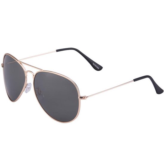 Amoy Trinidad 1.1mm Polarized lens - Anti-Allergic Shiney Gold Plated Frame - Smoke Base Color Lens -Anti reflect coating - UV400 van Amoy