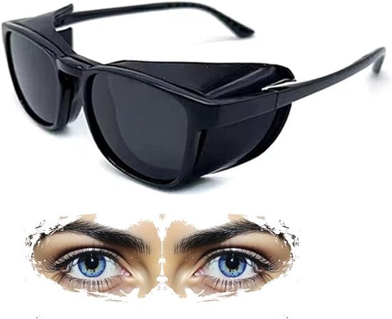 Anti-Pollen Bril voor Volwassenen - Blauw Licht Filter & UV400 - Anti-Condens - Volledig Siliconen Montuur - Gepolariseerd - Transparant van Merkloos