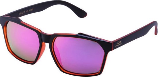 Apeirom Atlas Sportbril - TR-90 Ultra Zwart Frame - Transparant Soft Oranje Binnenkant - UV400 - TAC 1.1mm True Color Mirror Anti Scratch Lens van Apeirom
