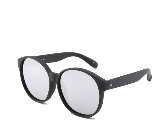 Apeirom Beverly Hills - Zonnebril TR-90 Ultra Light Mat Zwart Frame - UV400 PC Zilver Lens van Apeirom