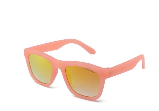 Apeirom Manhattan Zonnebril - TRA-90 Ultra Light Rose Rubber Finish Frame - UV400 - Polycarbonaat Fire Revo Anti Scratch Lens - Anti Reflect Coating Achterzijde Lens. van Apeirom
