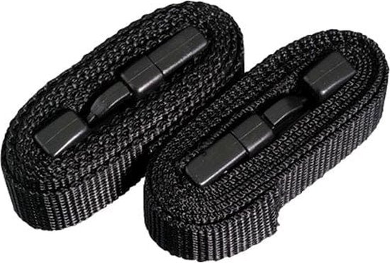 Apron Cart Straps - Bevestiging voor golftas aan golfkar - set van 2 stuks - zwart van Apron