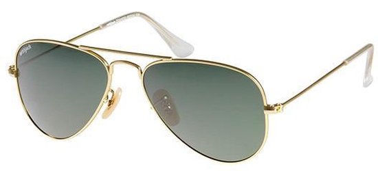 Art&jack Kinderzonnebril Zo-0107d Polycarbonaat Piloot Goud/groen van ART