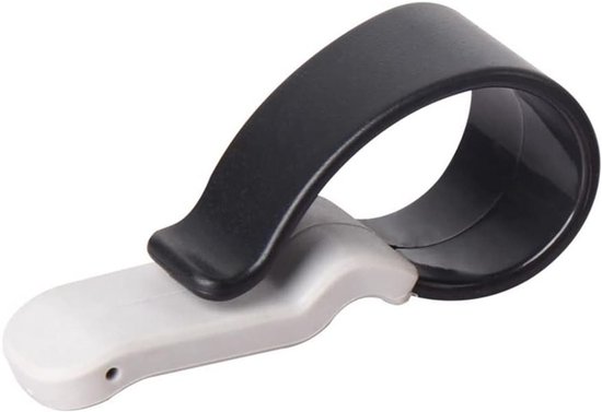 Auto Zonnebril Houder - Bril Clip - Veilig Opbergen - Blokkeert Zicht Niet - 65cm x 24cm - Beige
