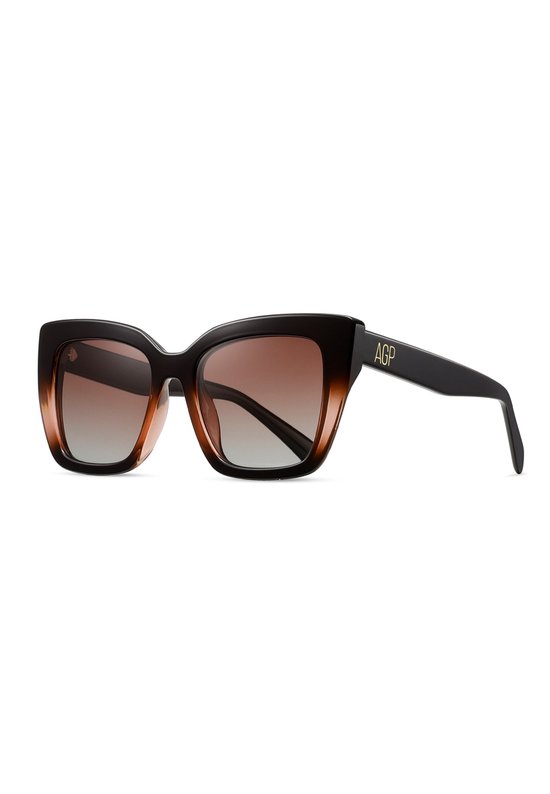 AVANT-GARDE PARIS Cat Eye zonnebril - gepolariseerd UV400 - 1 stuk - rood acetaat met comfortabele pasvorm