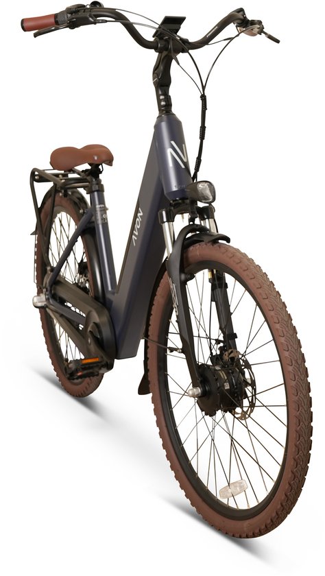 Avon Bx1 Elektrische Kinderfiets 24 Inch – 250w Voorwielmotor 504wh Accu 90km Actieradius Hydraulische Schijfremmen Nexus 3-speed Kleurendisplay Lage Instap Lichtgroen van Merkloos