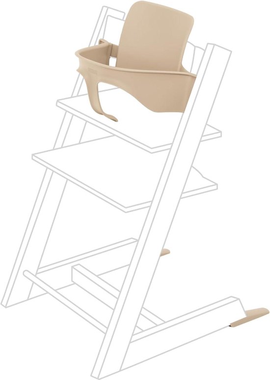 Baby Set van Stokke Natural - Verander de Tripp Trapp stoel in een kinderstoel - Afneembare zitting voor 6-36 maanden - Compatibel met Tripp Trapp-modellen na mei 2006 - voor baby's en peuters van Stokke