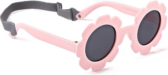Babyzonnebril - Kinderzonnebril - Oogbescherming Buiten - UV400 Gepolariseerde Lenzen - 0-36 Maanden - Sakura Roze