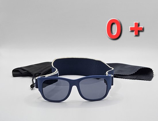 Babyzonnebril maat 2-18 maanden / antislip baby bril K 112 kat 3 UV 400 / donkerblauwe montuur + getinte grijze lenzen / kraamcadeau meisje / baby glasses / lunettes de soleil bébé / Aland optiek / zonnebril kind pasgeboren jongen of meisje van Merkloos