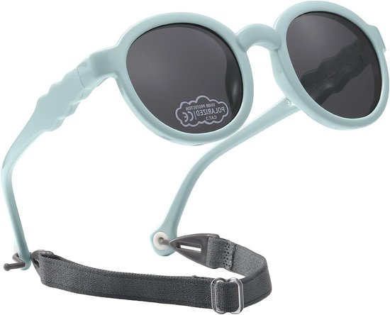 Babyzonnebril - Peuterzonnebril - Oogbescherming - Gepolariseerde UV400 glazen - 1-3 jaar - Meerdere kleuren van Merkloos