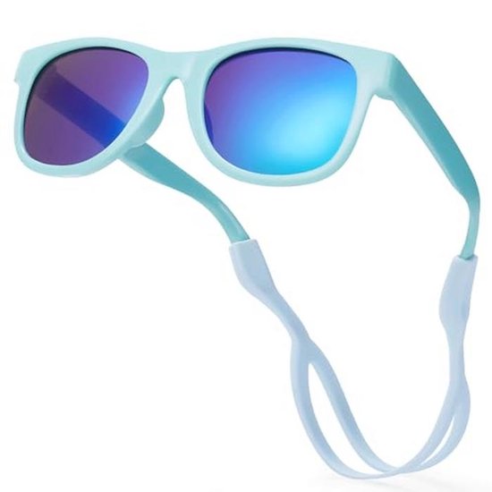 Babyzonnebril voor 0-24 maanden met gepolariseerde glazen, flexibel en instelbaar, UV-bescherming van Ki ET LA