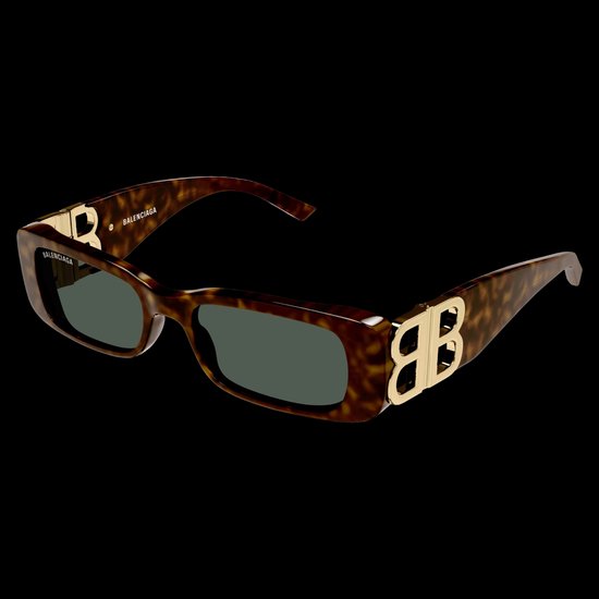 Balenciaga BB0096S 002 Zonnebril - Dames - Havana van Merkloos