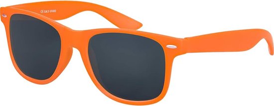 Balinco UV400 CAT 3 CE nerd zonnebril met rubber in retro stijl vintage unisex bril met veer scharnieren