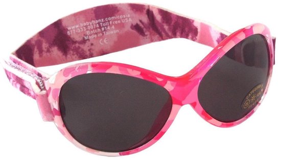 Banz - UV-beschermende zonnebril voor kinderen - Retro - Roze Diva - maat Onesize (2-5yrs) van Banz