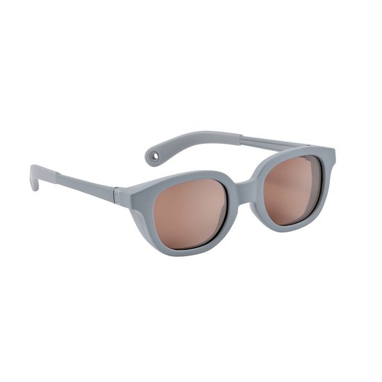 Béaba Lucky Babyzonnebril - Pebble Grijs - 9 tot 24 maanden - UV Bescherming - Flexibele Pasvorm - Shockproof