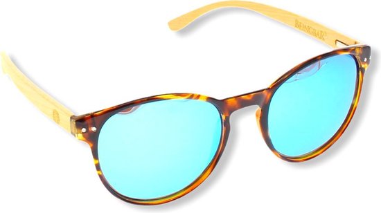 BEINGBAR Eyewear "Model 11" Sustainable Bamboo Sunglasses van BEINGBAR