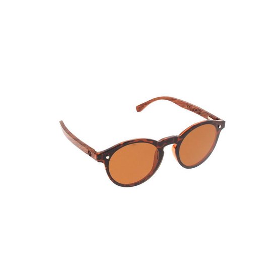 BEINGBAR Eyewear "Model 12" Sustainable Wooden Sunglasses van BEINGBAR