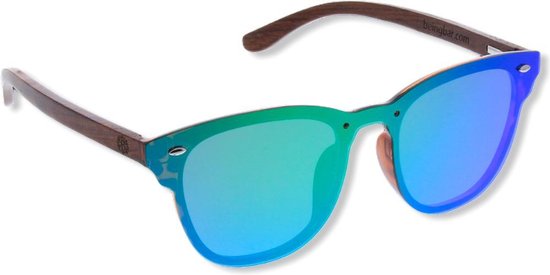 BEINGBAR Eyewear "Model 19" Sustainable Wooden Sunglasses van BEINGBAR