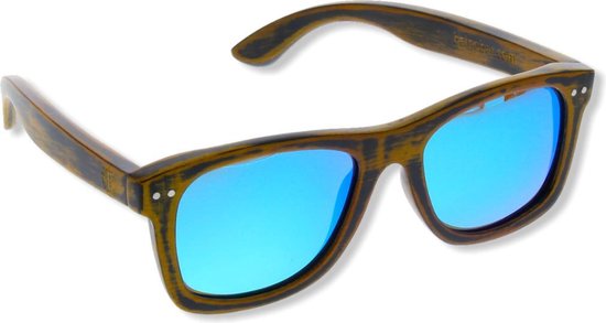 BEINGBAR Eyewear "Model 24" Sustainable Bamboo LIMITED EDITION Sunglasses van BEINGBAR