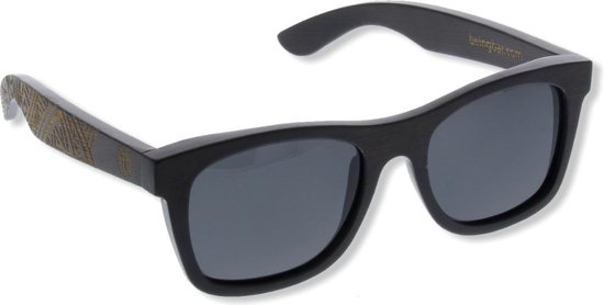 BEINGBAR Eyewear "Model 25" Sustainable Bamboo Sunglasses van BEINGBAR