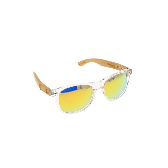 BEINGBAR Eyewear "Model 30" Sustainable Bamboo Sunglasses van BEINGBAR