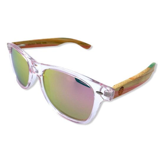 BEINGBAR Eyewear "Model 31" Sustainable Bamboo Sunglasses van BEINGBAR