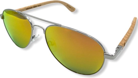 BEINGBAR Eyewear "Model 37" Sustainable Bamboo Sunglasses van BEINGBAR