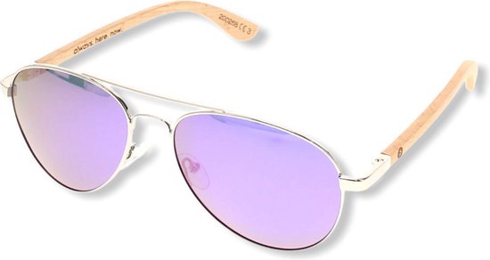 BEINGBAR Eyewear "Model 5" Sustainable Bamboo Sunglasses van BEINGBAR