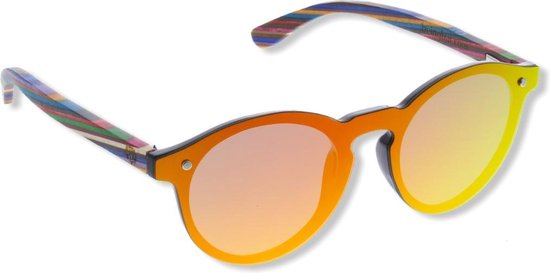 BEINGBAR Eyewear "Model 9" Sustainable Bamboo Sunglasses van BEINGBAR