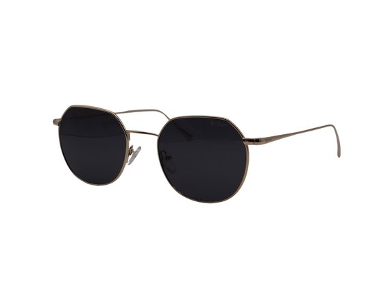 Bèlfort® Vintage Visions Zonnebril Heren Piloot - Gepolariseerd UV400 - Randloos Minimaal Design - Goudkleurig / Metaal - Normale Pasvorm - Vierkant / Ovaal Gezicht - Inclusief Luxe Opberg Case van Bèlfort