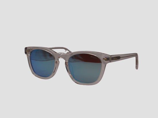 Bèlfort zonnebril - heren - gepolariseerd - Kristal blauw - volledig omrand - inclusief Case - UV400 - zomer klassiek design van Bèlfort