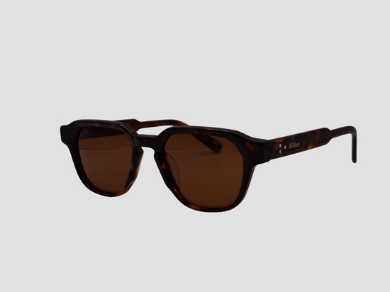 Bèlfort Zonnebril Noble Gaze - Heren - Ovaal - Gepolariseerd UV400 - Volledig Omrand Klassiek Design - Gespreekt - Normale Pasvorm - Vierkant / Ovaal Gezicht - Inclusief Luxe Opberg Case