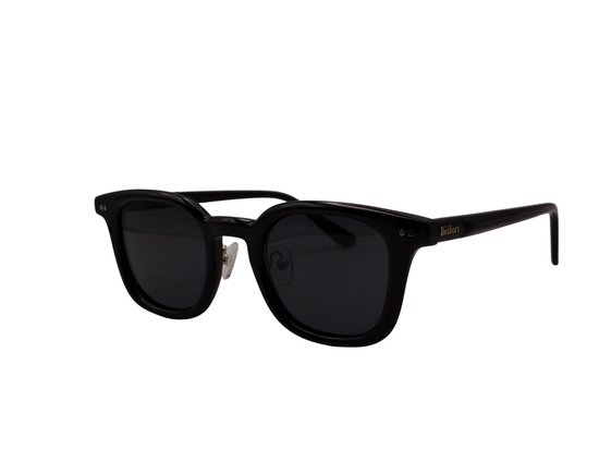 Bèlfort Zonnebril The Laurent - Heren - vierkant - Gepolariseerd UV400 - Volledig Omrand Klassiek Design - Zwart - Normale Pasvorm - Vierkant Gezicht - Inclusief Luxe Opberg Case