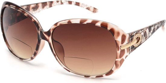 Bifocale Leesbril voor Dames met Gradient Zonnebril Design