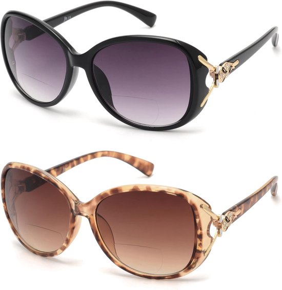 Bifocale Leeszonnebril Dames - Zonnebril met Leesgedeelte en UV Bescherming van Merkloos