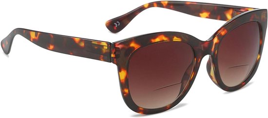 Bifocale Zonnebril - Leeszonnebril Unisex - Buiten Lezen - Geïntegreerde Leeshulp - Lensbreedte 55mm - Getint