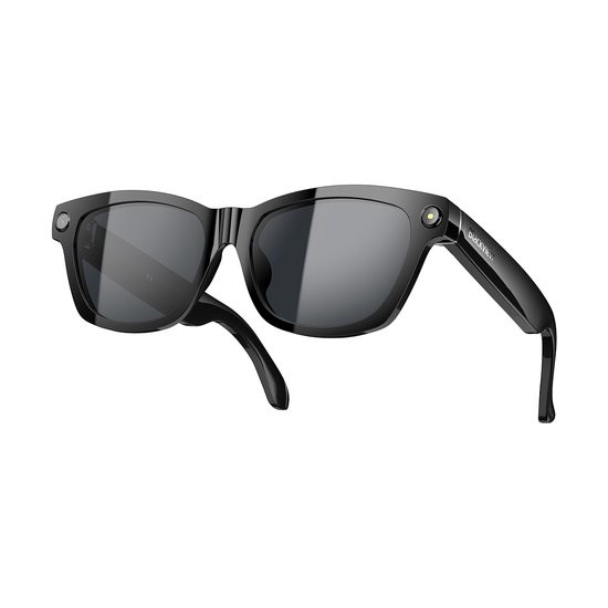 Blackview BV100 Zonnebrillen - Smart Glasses - Spraakgestuurde AI-assistent - Bluetooth 5.4 Smart Bril - Simultaanvertaling Slimme Bril - Zwart van Merkloos