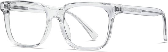 Blauw Licht Blokkerende Brillenzet voor Dames en Heren - Modern Vierkant TR90 Montuur